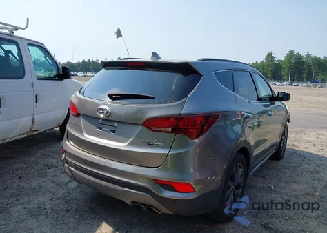 2017 Hyundai Santa Fe Sport 2.0T Ultimate из США, поврежденный, VIN 5NMZWDLA3HH042711